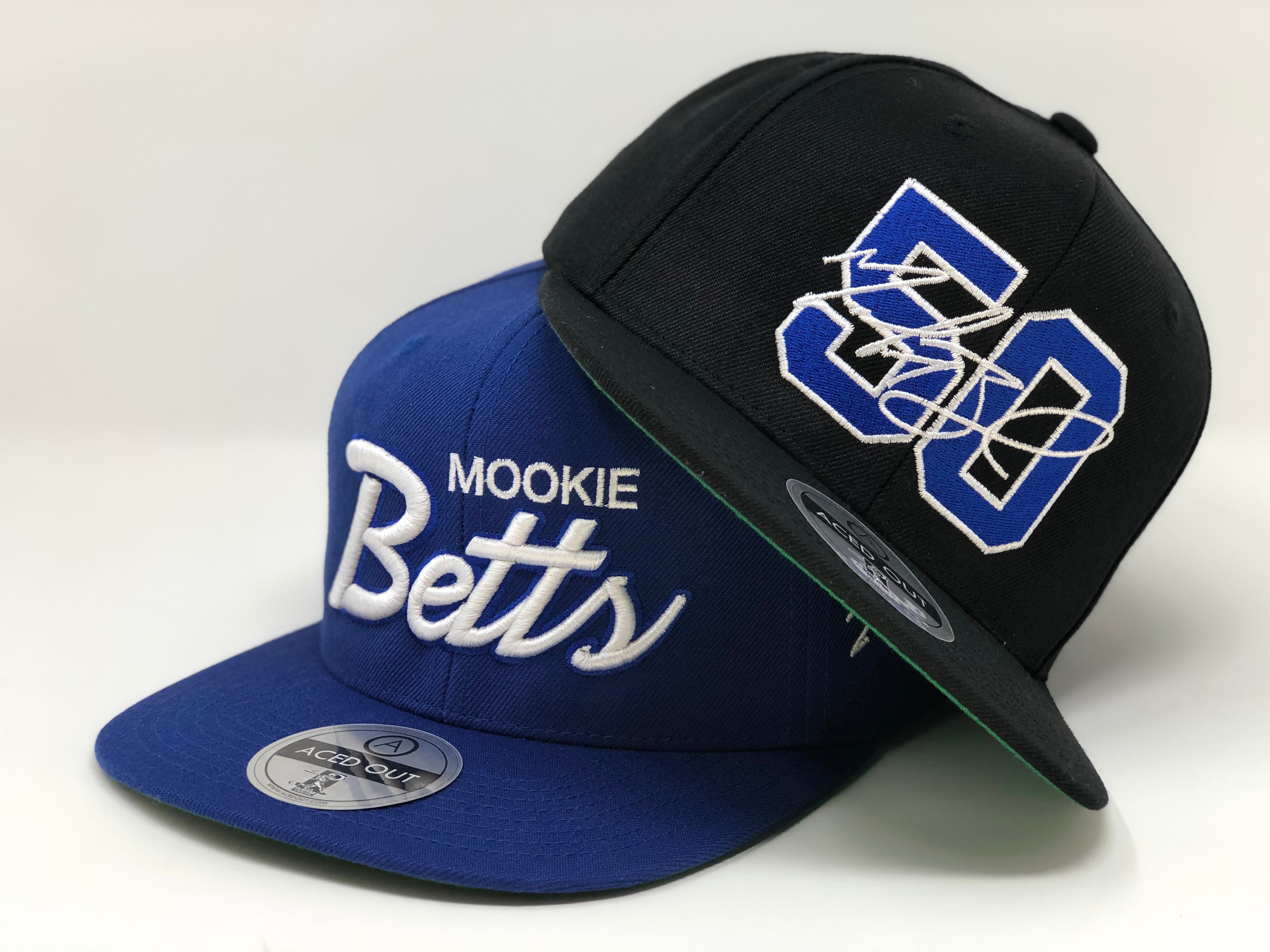 Mookie Betts 50 Hat - Grey/Royal Snapback