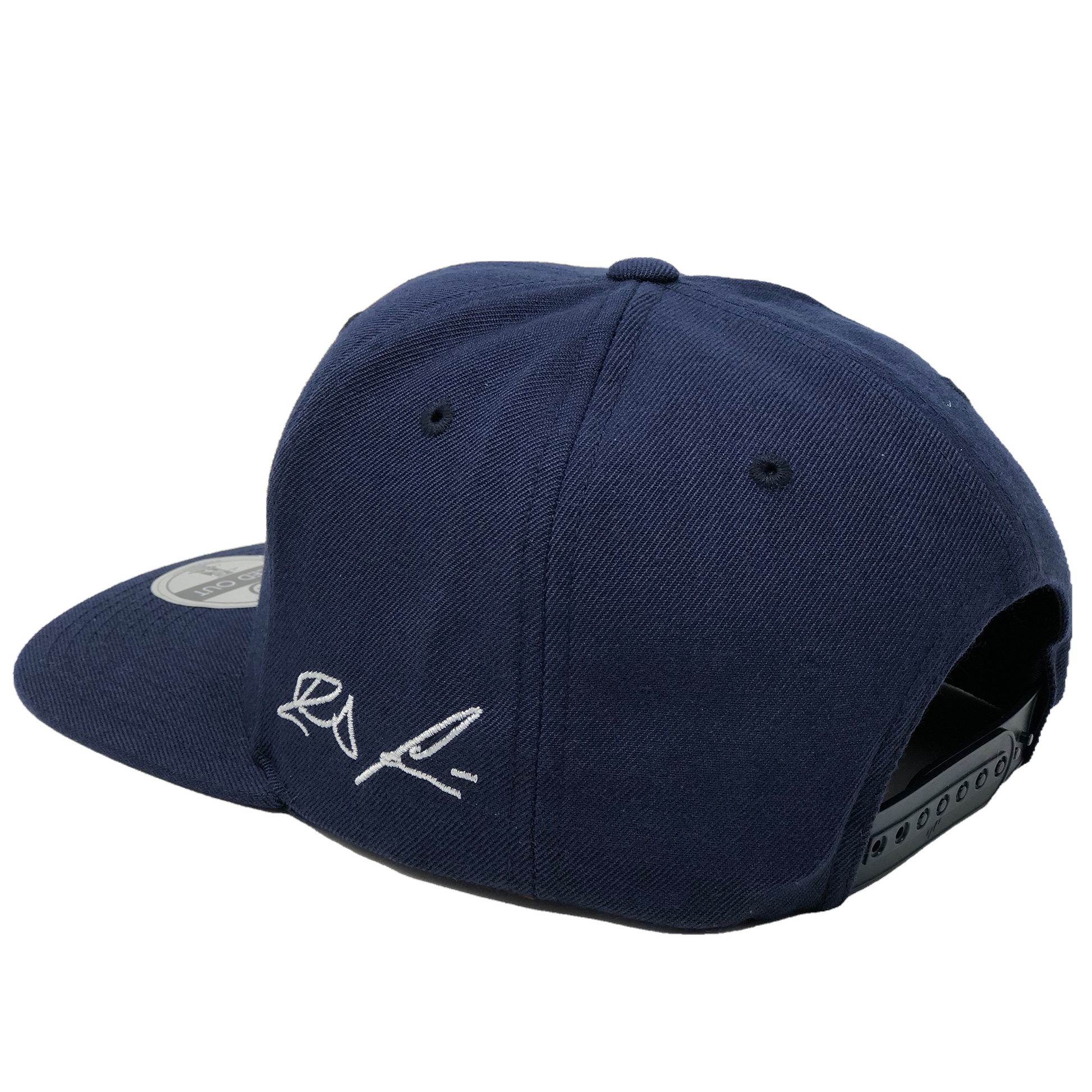 Ronald Acuna Jr Compass Hat - Navy Snapback