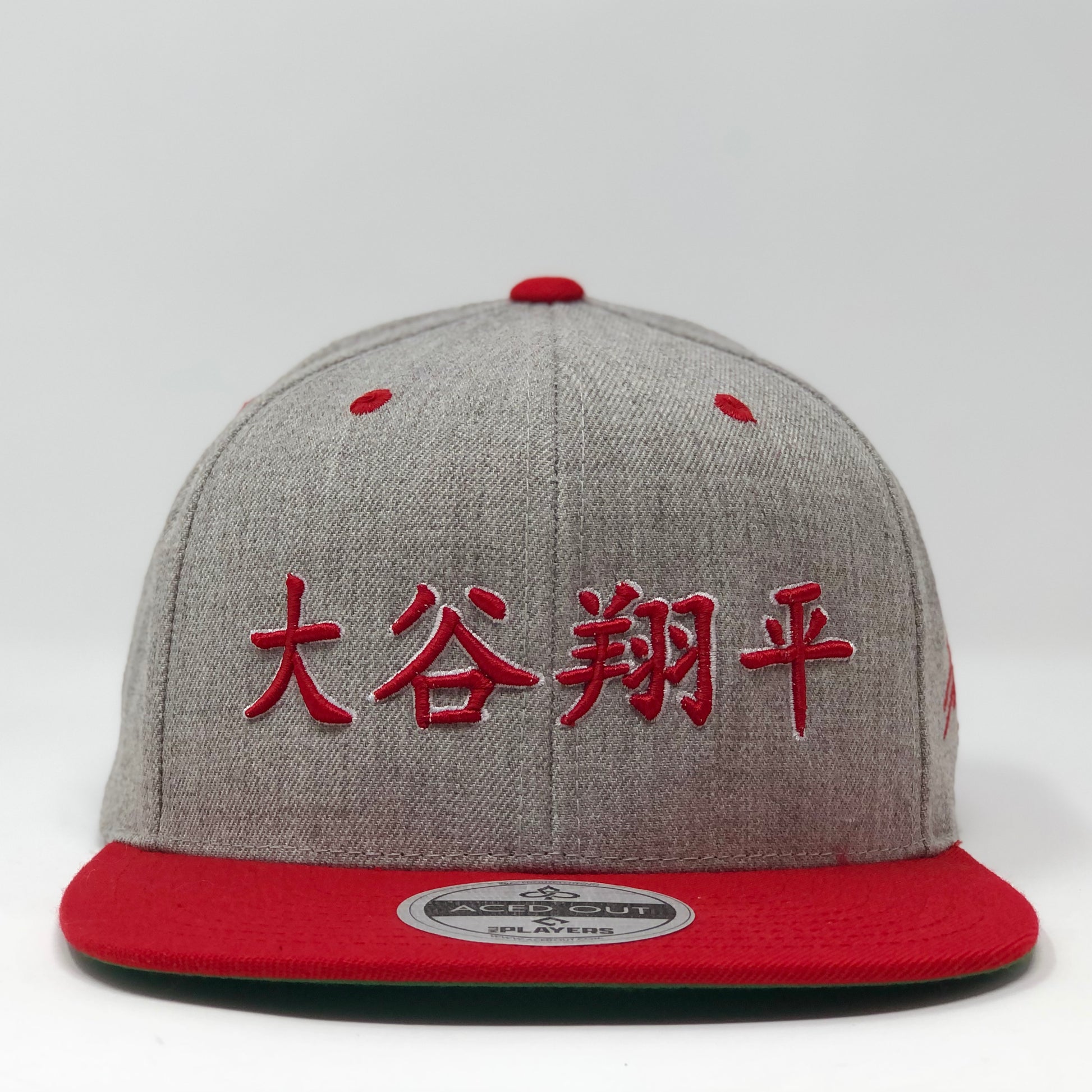  Aced Out Shohei Ohtani Kanji Hat - Snapback (Grey/Red) : Sports  & Outdoors